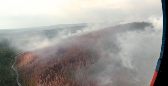 Jättebränderna har härjat i Sibirien i åtminstone tio dagar. TT NYHETSBYRÅN/ NTB Scanpix