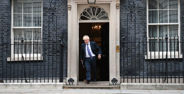 Premiärminister Boris Johnson på tisdagen. Stefan Rouseau / TT NYHETSBYRÅN