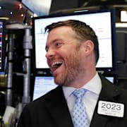 Investerare på Wall Street. Illustrationsbild.