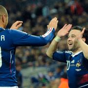 Benzema och Valbuena, 2010. Arkiv.