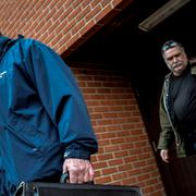 Polisens tekniker undersökte lägenheten på torsdagseftermiddagen