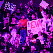 Publik i Kristianstad Arena under Melodifestivalen.