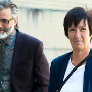 Christer Mattsson och regeringens samordnare Mona Sahlin, 2015.