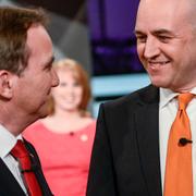 Stefan Löfven och Fredrik Reinfeldt.