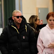 Influeraren Joakim Lundell på plats vid rättegången mot Christofer "Chrippa" Lundström.