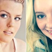 Zandra Eriksson Westberg och Ida Johansson.
