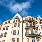 Bostadshus i Stockholms innerstad.