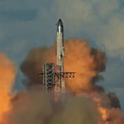 Space X-raket.