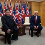 Nordkoreas ledare Kim Jong-Un och USA:s president Donald Trump