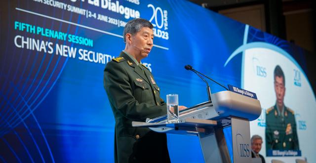 Kinas försvarsminister Li Shangfu. Vincent Thian / AP