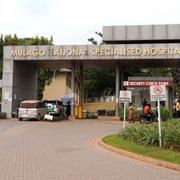 Mulago National Hospital i Uganda, där en man bekräftades död i Ebola tidigare i dag. 