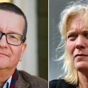 Statsvetaren Stig-Björn Ljunggren och Lotta Gröning, krönikör på Expressen. 