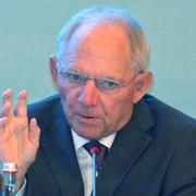 Wolfgang Schäuble vid G20-mötet.