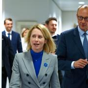 Kaja Kallas, tillsammans med tyska CDU-ledaren Friedrich Merz.