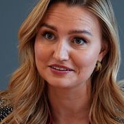 Ebba Busch under ett besök i Norge tidigare i maj.