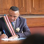 Michael Randrianirina. Arkivbild.