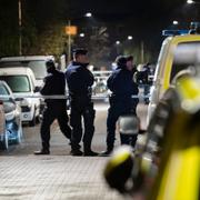 Polis på brottsplatsen