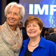 Lagarde och Georgieva. Arkivbild.