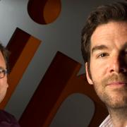 Till vänster, ordförande Reid Hoffman och vd Jeff Weiner
