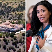 Epsteins Zorro Ranch i New Mexico. Lisa Phillips.