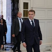 Macron i Marseille, 26 oktober.