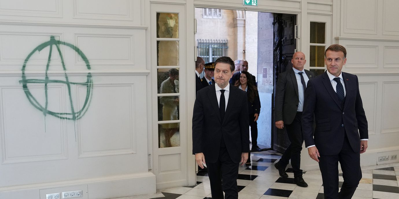 Macron i Marseille, 26 oktober.