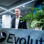 Martin Carlesund, vd på Evolution.  Arkivbild.
