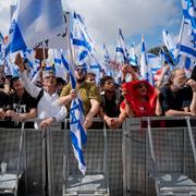 Demonstrationer i Jerusalem. 