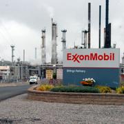 Bild från Exxon Mobils raffinaderi i Billings, Montana. 