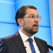 Partiledarna Jimmie Åkesson (SD) och Simona Mohamsson (L).