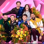 Kvällens finalklara artister: Marcus & Martinus, Medina, Jay Smith och Annika Wickihalder.