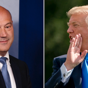 Gary Cohn och Donald Trump. 