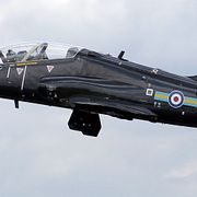 BAE Hawk-planen används ofta i övningssyfte. Det i bild tillhör Storbritannien.