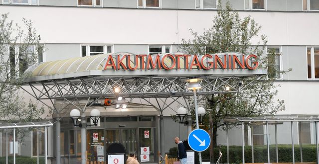 Akutmottagningen vid Akademiska sjukhuset i Uppsala. Fredrik Sandberg/TT