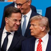 Rutte och Trump på Natotoppmötet i juni. 