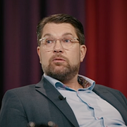 Jimmie Åkesson i ”Fördomsshowen”.