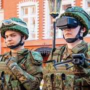 Juridikstudenter från Moskva som tagit värvning.