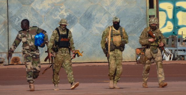 Wagnersoldater i Mali /Illustrationsbild AP
