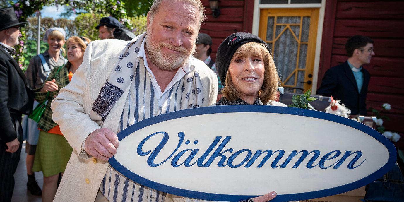 Claes Malmberg och Eva Rydberg  på Fredriksdalsteatern i Helsingborg.