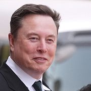 Elon Musk under Trumps Kinabesök tidigare i år.