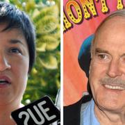 Penny Wong och John Cleese.