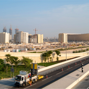 The Lusail National Stadium in Qatar.