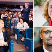 Busch Thor under mötet, Marie Demker, Ulf Bjereld