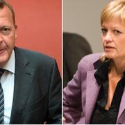 Arkivbilder: Lars Løkke Rasmussen och Eva Kjer Hansen.