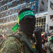 Stridande från Hamas militära gren. 