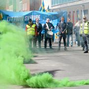 SvP:s demonstration i Jönköping.