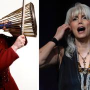 Evelyn Glennie och Emmylou Harris.