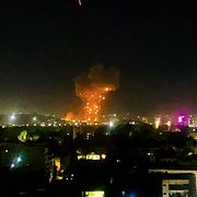 Bild från Kabul, som attackerades under måndagen.