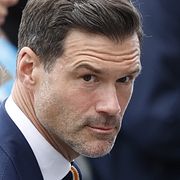 Migrationsminister Johan Forssell (M) vid firandet av nationaldagen på Skansen.