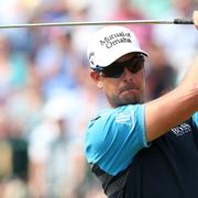 Henrik Stenson under fredagens British Open-spel.